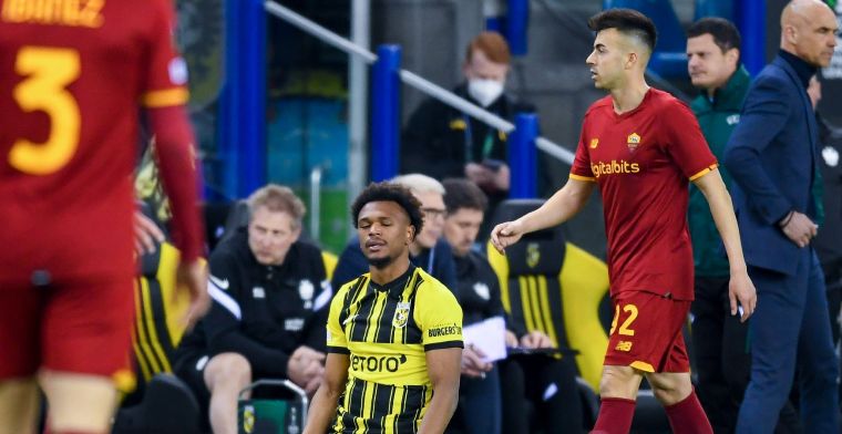 Vitesse vergeet zichzelf na sterke eerste helft te belonen, Roma wint in Arnhem