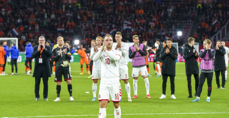 Denemarken looft Nederland, spelers Van Gaal en Eriksen: 'De Ligt juichte niet'