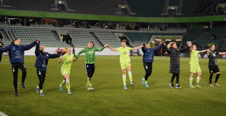 Nederlanders met VfL Wolfsburg naar halve finale Champions League