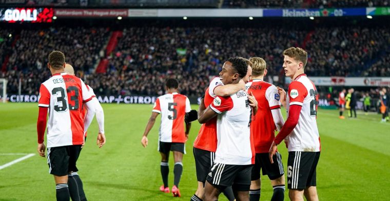 Wellenreuther en Willem II trekken muur op in De Kuip, Feyenoord wint met moeite