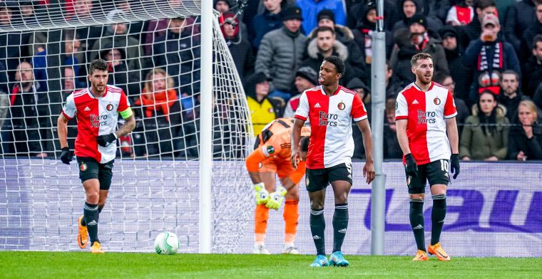 Feyenoord geeft zege in állerlaatste seconde weg tegen Slavia Praag