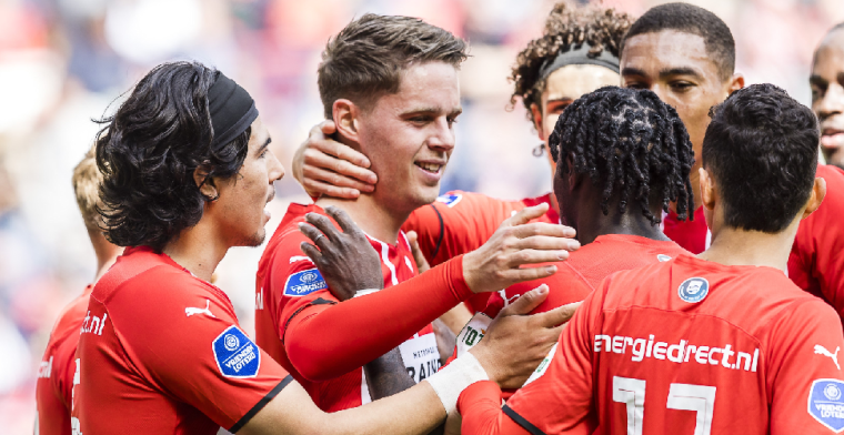 Zakelijk PSV wint van RKC Waalwijk en voert druk op koploper Ajax weer op