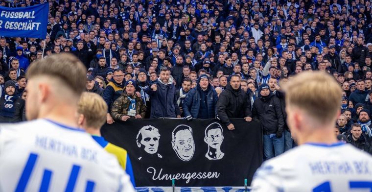 Hertha-fans eisen dat spelers hun shirt uittrekken na vernedering in derby