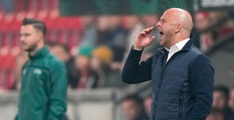 Slot praat over Feyenoord-Marseille: 'Bijzonder om nu tegenover hem te staan'