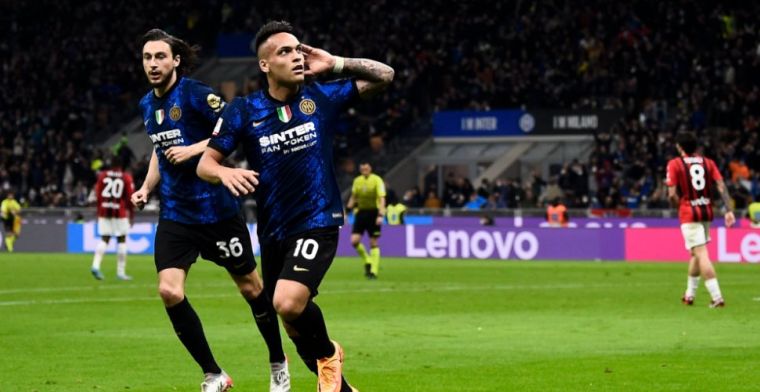 Inter ten koste van Milan naar finale Coppa Italia, absolute hoofdrol Martínez