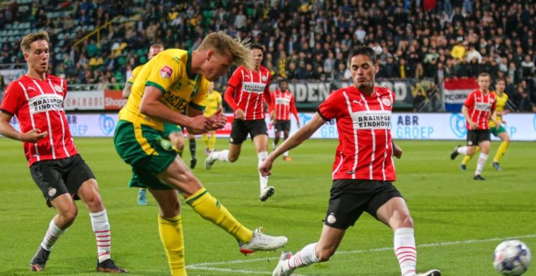 Gouden kans Volendam: ADO komt niet verder dan gelijkspel tegen Jong PSV