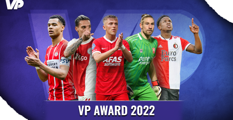 VP Award 2022: Ajax, Feyenoord en PSV staan op het virtuele podium