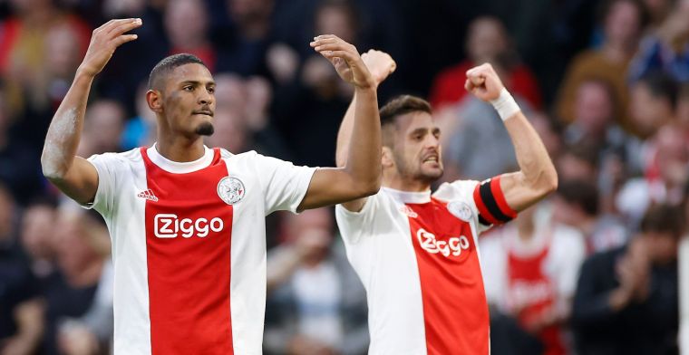 'Brobbey is goed alternatief, ook Tadic en Bergwijn zullen als Ajax-spits spelen'