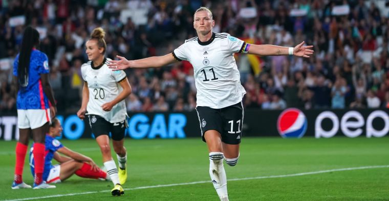 Duitsland neemt wraak voor Nederland en gaat ten koste van Fransen naar EK-finale