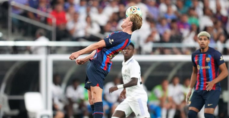 Frenkie de Jong weer eens op Barça-middenveld: 'Wilde Nico achterin zien'