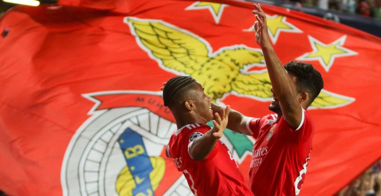 Schmidt en swingende Neres met Benfica naar groepsfase Champions League