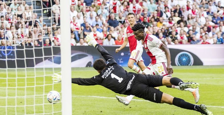 Schreuder prijst Álvarez en Kudus: 'Hij is een basisspeler van Ajax'