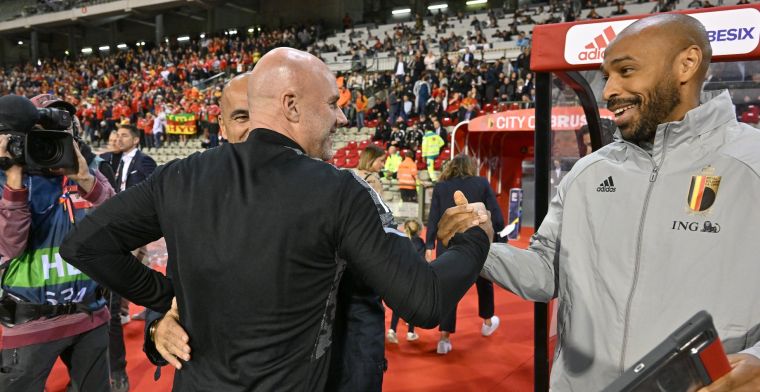 Martínez vindt vervanger na 'rare' rode kaart: Henry 'bondscoach' tegen Oranje