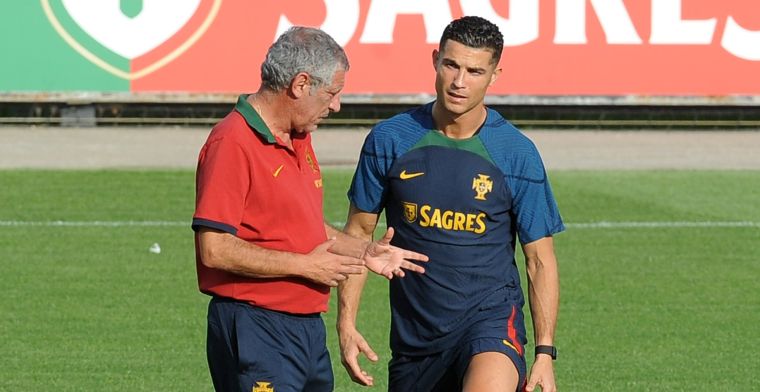 Portugese coach maakt zich geen zorgen om beteuterde Ronaldo: 'Zo is voetbal'