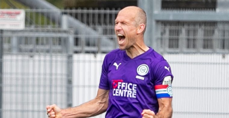 Robben bij FC Groningen: 'Op zeventig procent kon hij spelen en verschil maken'