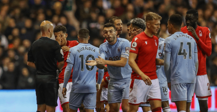Nottingham Forest is hekkensluiter-af na gelijkspel tegen Aston Villa