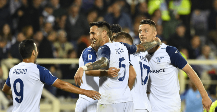 Lazio lijkt los en boekt in de Serie A vierde overwinning op een rij