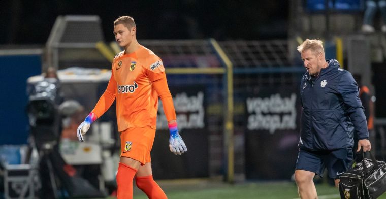 Vitesse raakt doelman Scherpen kwijt door knieblessure: 'Veel sterkte, Kjell'