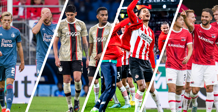 Nederland dankt PSV en AZ in strijd om tweede CL-ticket, ook zorgen door Feyenoord