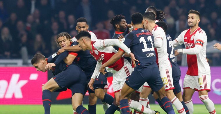 'Zootje ongeregeld' na Ajax-PSV maakt veel los: 'Mannetje of negen schorsen'