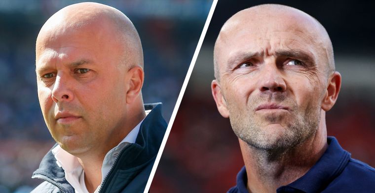Feyenoord-trainer Slot: 'Ik adviseer Ajax om Schreuder te houden'