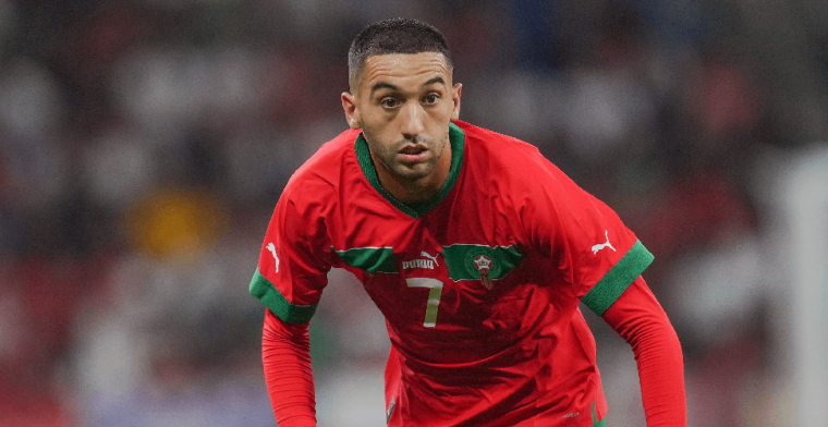 Even schrikken: Ziyech valt vlak voor start WK geblesseerd uit bij Marokko