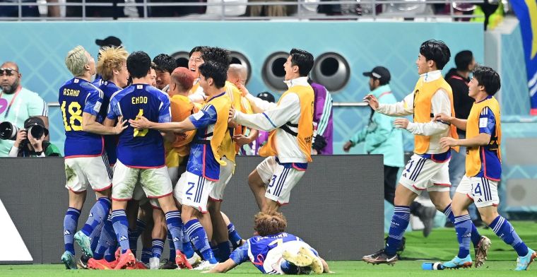 Opnieuw megastunt op WK: Japan knokt zich terug en verslaat Duitsland 