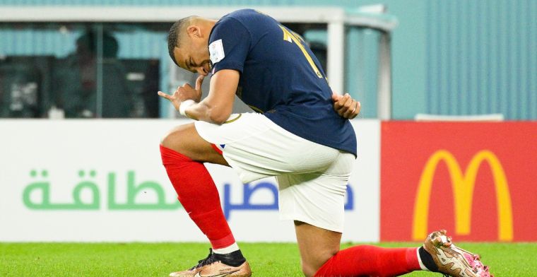 Mbappé schiet Frankrijk naar laatste zestien met twee goals tegen Denemarken