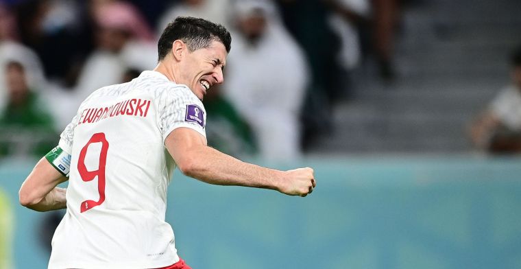 Emotionele Lewandowski bezorgt Polen zege op Saudi-Arabië met eerste WK-goal