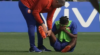 Blessure bij Oranje: Frimpong vergaat van de pijn na duel met Weghorst