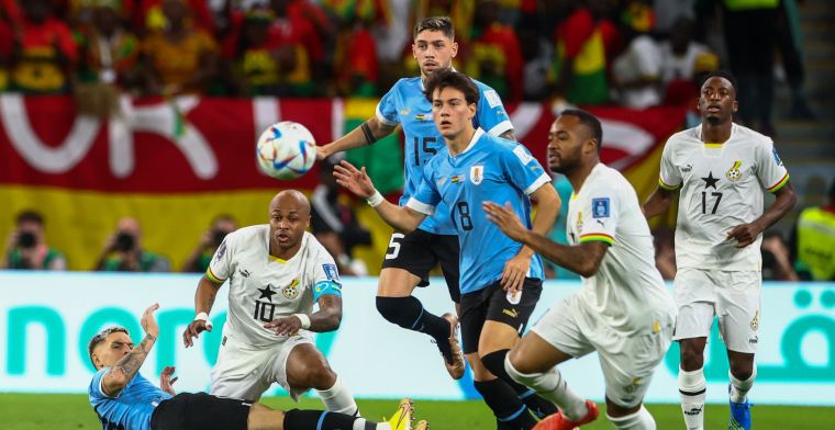 Uruguay verslaat Ghana maar moet naar huis vanwege spectaculaire zege Zuid-Korea