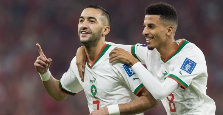Spanje versus Marokko: 'Ziyech is een van de sleutelspelers van het team'