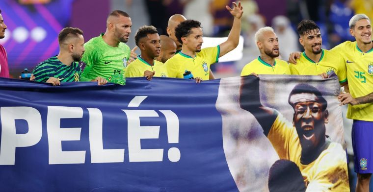 Braziliaanse spelers zenden liefde richting Pelé: 'Worden wereldkampioen voor hem'