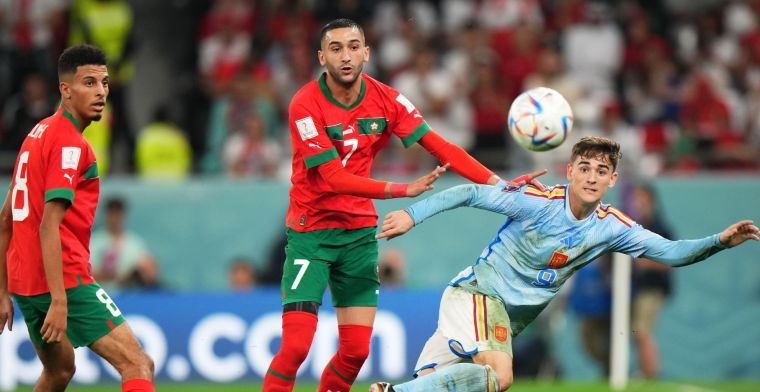 Ziyech blijft kalm na grootse stunt Marokko: 'Dit had je niet verwacht, hè?'