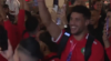 Pure vreugde: Marokkaanse spelers vieren feest met meegereisde fans