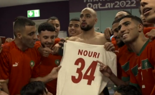 Ziyech regelt eerbetoon aan Nouri na WK-stunt Marokko: 'Appie hoort bij ons'