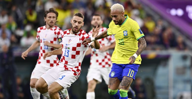Doek valt voor topfavoriet Brazilië: Kroatië wint na strafschoppen