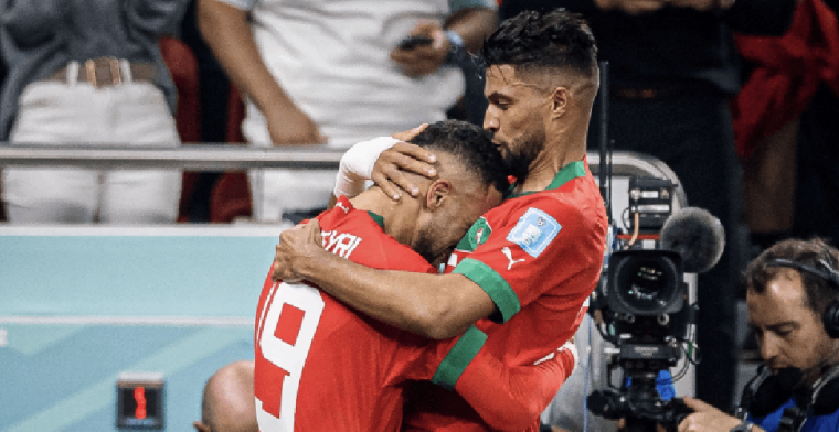 Marokko verslaat ook Portugal en bereikt historische halve finale