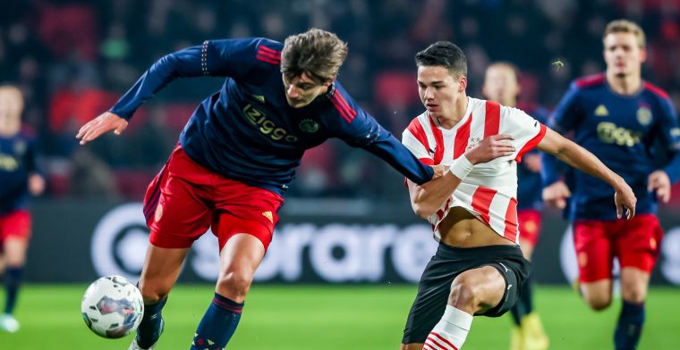 Jong PSV en Jong Ajax in evenwicht tijdens doelpuntrijk duel in Philips Stadion