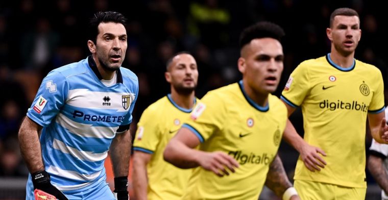 Parma en Buffon laten Inter wankelen: Milanezen met de schrik vrij in Coppa Italia
