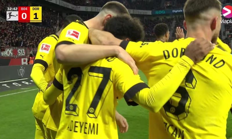 Geniaal in z'n simpelheid: Haller laat Dortmund scoren met overstapje