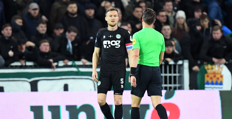 FC Groningen past voor vechtscheiding en zwaait 'niet happy' Te Wierik uit