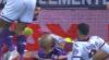 Amrabat krijgt vol trap tegen het hoofd tijdens Coppa Italia-duel met Torino
