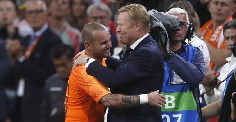 Koeman gaat in op wens Sneijder: 'Hij vindt dat hij de rest niet hoeft te leren'