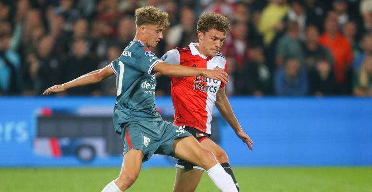 Wieffer laat zich niet gek maken bij Feyenoord: 'Ik voel geen druk of spanning'