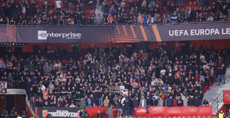 PSV steunt supporters en deelt officiële klacht in tegen Sevilla
