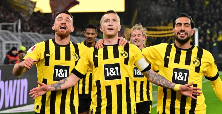 Dortmund is Bundesliga-koploper na winst op Leipzig, Reus evenaart clubrecord