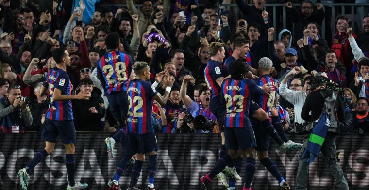 Barça viert feest: Catalanen winnen Clásico na knotsgekke slotfase, titel dichtbij