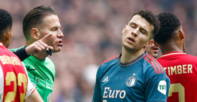 Niet Hartman, maar Idrissi komt goed weg bij Feyenoord: 'Volgens mij gewoon rood'