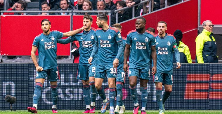 Vier Feyenoord-spelers in elftal van de week: 'Sterk tegen Tadic en Brobbey'